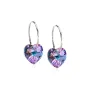 Blomdahl Heart Øredobber Titanium 15-1255-76