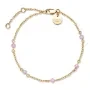 Rosefield 5 Stone Bracelet Armbånd Gullforgylt Rustfritt Stål JBPSG-J813