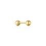 Ania Haie Sphere Barbell Øredobbe Single Gullforgylt sølv E035-02G
