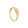 Rosefield Pave Wave Ring Gullforgylt Rustfritt Stål JRPW52G-J1266